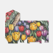 Ballotins Holland Tulips Field Tulip Art (Déplié)