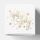 Ballotins Holly Jolly AF | Shiny Gold Faux Foil Script (Haut)