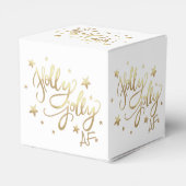 Ballotins Holly Jolly AF | Shiny Gold Faux Foil Script (Arrière)