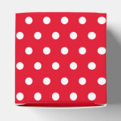 Ballotins holly jolly vibes, christmas rétro red script dots (Haut)