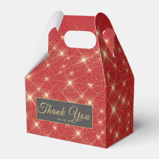 Ballotins Hollywood Carpet Gold Dust Party Favoriser Box