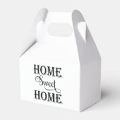 Ballotins Home Sweet Home Open House Favor Box (Verso)