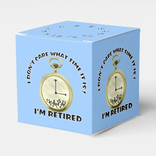 Ballotins Horloge retraitée Humoristique (Verso)