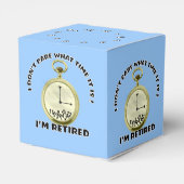 Ballotins Horloge retraitée Humoristique (Arrière)