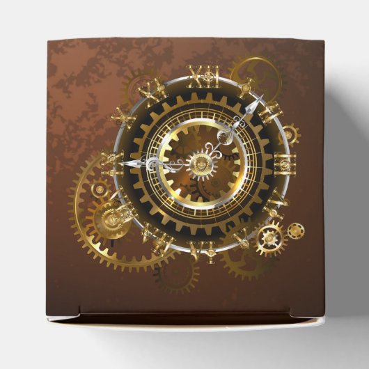 Ballotins Horloge Steampunk avec des engrenages anciens (Haut)