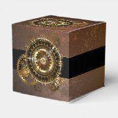 Ballotins Horloge Steampunk avec des engrenages anciens (Arrière)