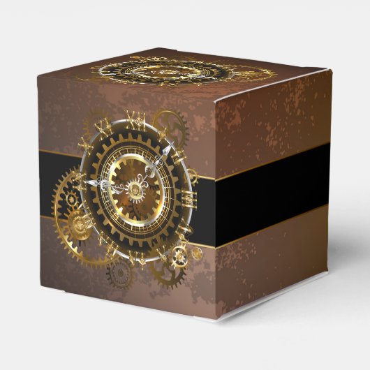 Ballotins Horloge Steampunk avec des engrenages anciens (Arrière)