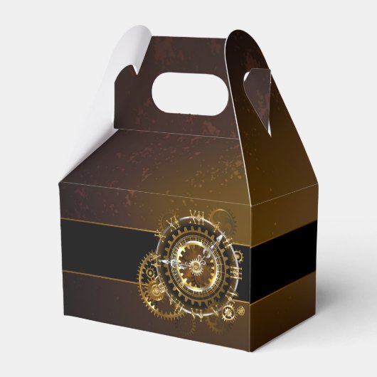 Ballotins Horloge Steampunk avec des engrenages anciens (Arrière)