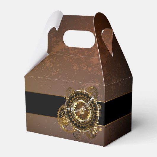 Ballotins Horloge Steampunk avec des engrenages anciens (Verso)
