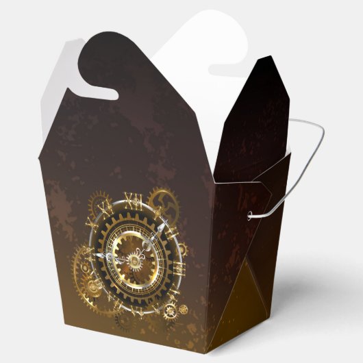 Ballotins Horloge Steampunk avec des engrenages anciens (Ouvert)