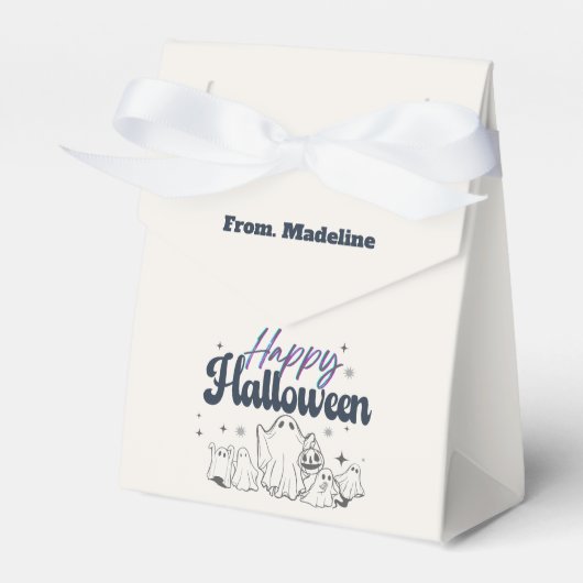 Ballotins Horreur nuit mignonne Halloween invitations fêtes (Verso)