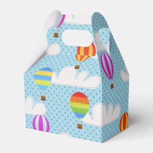 Ballotins Hot Air Ballons à Cloudy Dotty Sky