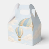 Ballotins Hot Air Balloon First Birthday Favor Boxes (Arrière)