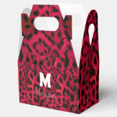 Ballotins Hot Pink Leopard Print Faux (Ouvert)