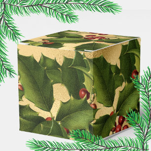 Ballotins Huile d'or de luxe, Green Holly, Ballotin de baies