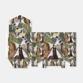 Ballotins Huit Triangles De Cheval, Boîte De Fête Faveur (Déplié)