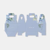 Ballotins Hydrangea Bleu Pervenche Floral Chic  (Déplié)