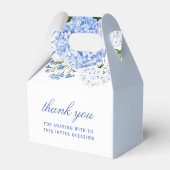 Ballotins Hydrangea Bleue Gable de Première Communion (Arrière)