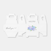 Ballotins Hydrangea Blue et Lavender Mariage clair (Déplié)