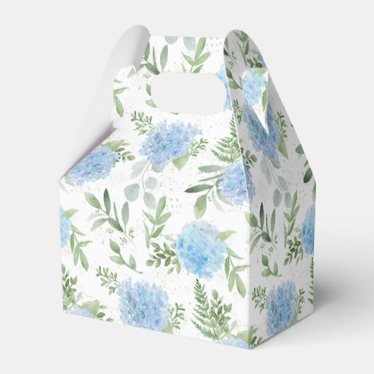 Ballotins Hydrangea Wedding Favor Boxes (Verso)