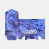 Ballotins Hydrangeas floraux élégants bleu pervenche (Déplié)