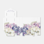 Ballotins Hydrangeas violet et blanc (Déplié)