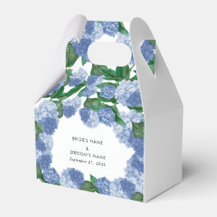 Ballotins Hydrangée Bleue Floral Végétation Moderne Mariage