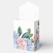 Ballotins Hydrangées bleu pâle rose pastel mariage (Ouvert)