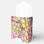 Ballotins Hydrangées florales rose pâle bleu jaune vert (Ouvert)