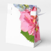 Ballotins Hydrangées florales rose pâle bleu jaune vert (Arrière)