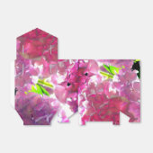 Ballotins Hydrangées roses rayonnantes, fleurs roses (Déplié)