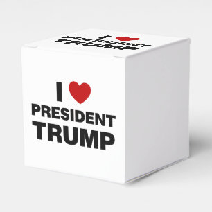 Ballotins I Love Président Trump Heart
