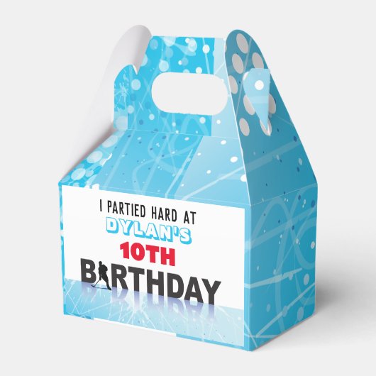 Ballotins ICE HOCKEY SKATING Anniversaire Fête Loot Candy Ca (Verso)