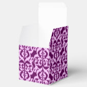Ballotins Ikat damas mauresque - violet et orchidée (Ouvert)