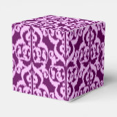 Ballotins Ikat damas mauresque - violet et orchidée (Arrière)