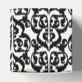 Ballotins Ikat Moorish Damask - noir et blanc (Haut)