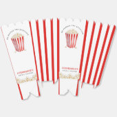 Ballotins Il a posé la question Fête de mariage Pop-corn (Déplié)