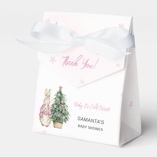 Ballotins Il fait froid dans le Baby shower extérieur (Verso)