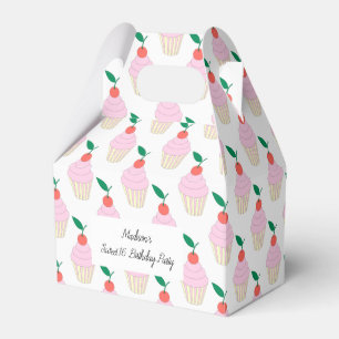 Ballotins illusima Cupcakes glaçage fraise Sweet 16