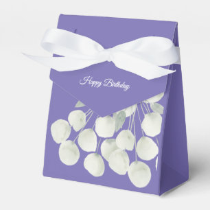 Ballotins illusima Floral White Ribbon Joyeux anniversaire