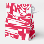 Ballotins Illusion abstraite rouge blanc (Arrière)