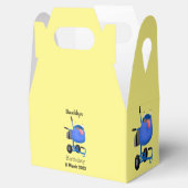 Ballotins Illustration amusante du mélangeur de ciment bleu (Ouvert)