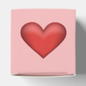 Ballotins Illustration Coeur Rouge Sur Couleur Rosée (Haut)