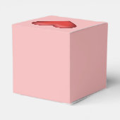 Ballotins Illustration Coeur Rouge Sur Couleur Rosée (Arrière)