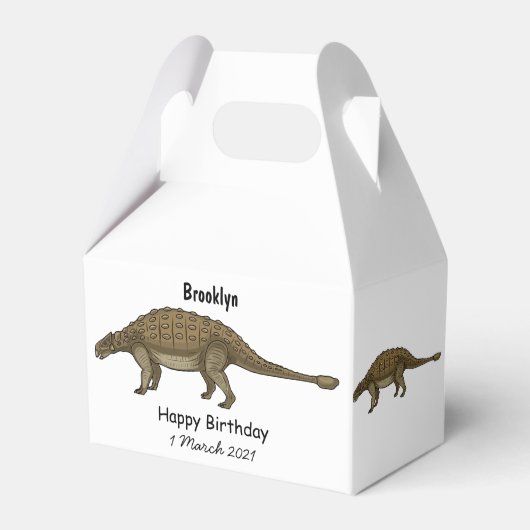 Ballotins Illustration d'Ankylosaurus (Verso)
