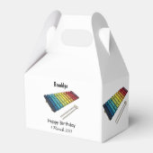 Ballotins Illustration de bande dessinée en Xylophone (Arrière)