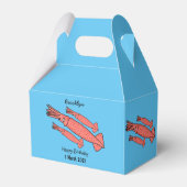 Ballotins Illustration de calamar rose (Arrière)