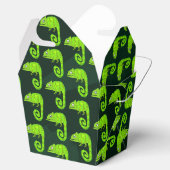 Ballotins Illustration de caméléon vert mignon Reptile tropi (Ouvert)