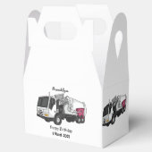 Ballotins Illustration de camion à ordures (Ouvert)