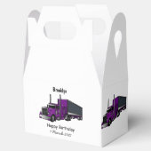 Ballotins Illustration de camion semi-remorque (Ouvert)